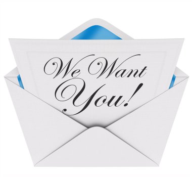 We Want You Invitation Letter