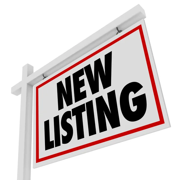 New Listing Real Estate — Stockfoto