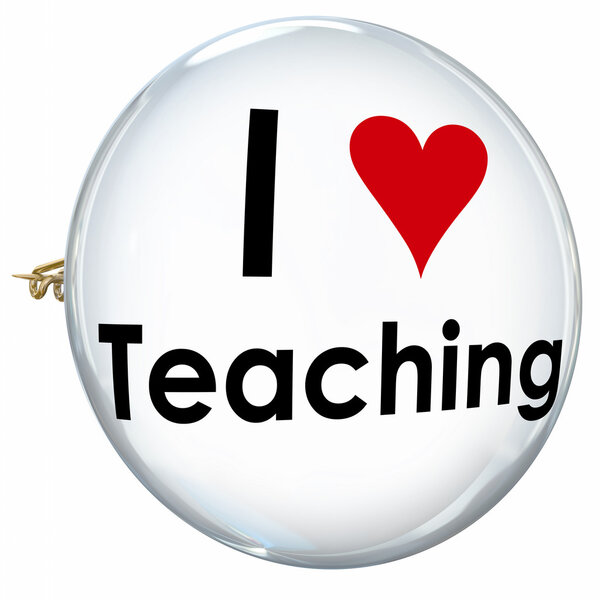 I Love Teaching Heart