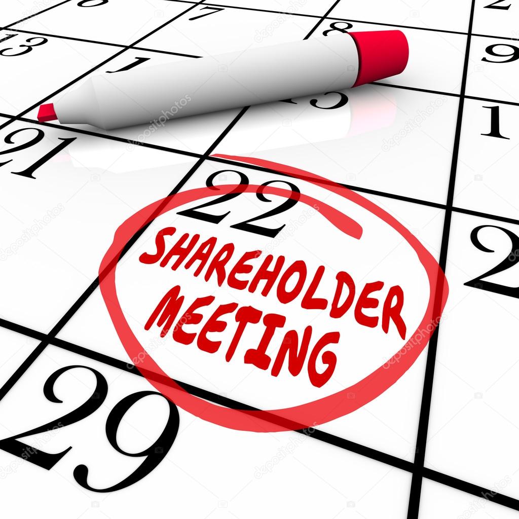 Shareholder Meeting Calendar