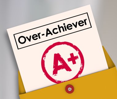 Aşırı Achiever Report Card A+