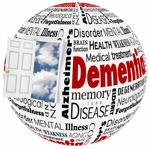 Enfermedad de Alzheimer por demencia — Foto de Stock