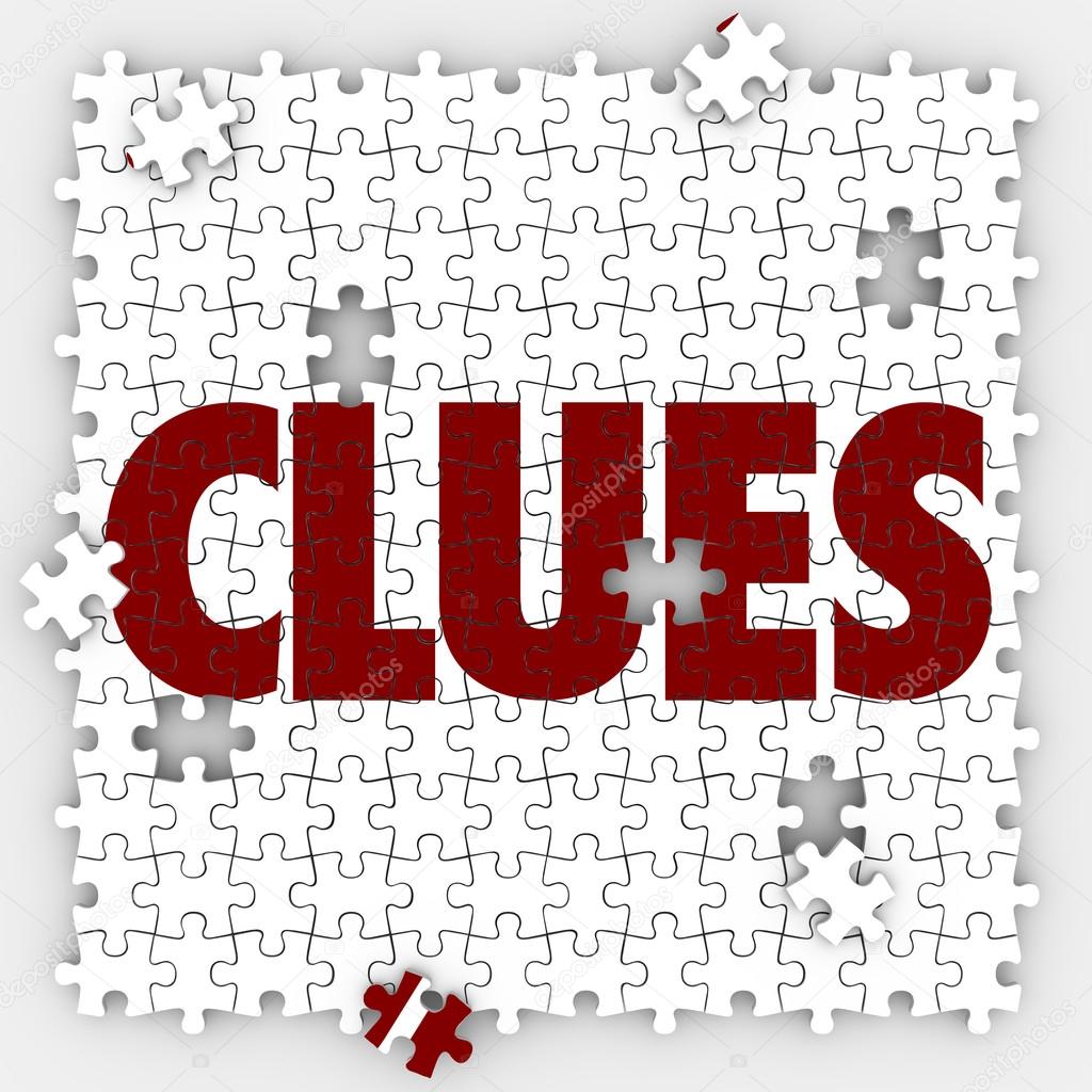 Clues Puzzle Pieces Holes