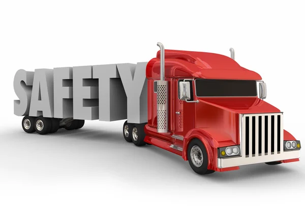 Safety Truck Trailer — Stock Photo, Image