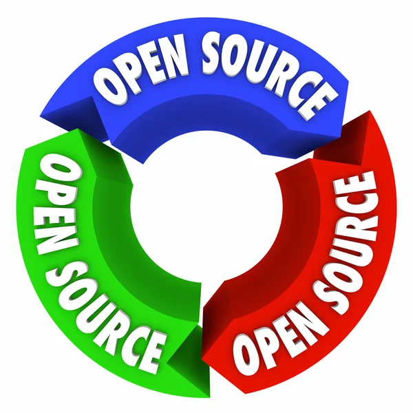 Open Source 3d Arrows — Stock Photo, Image