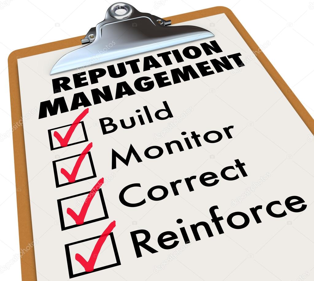 Reputation Management Clipboard Checklist