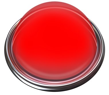 Kırmızı yuvarlak 3d