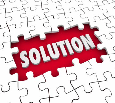 Solution Puzzle Pieces clipart