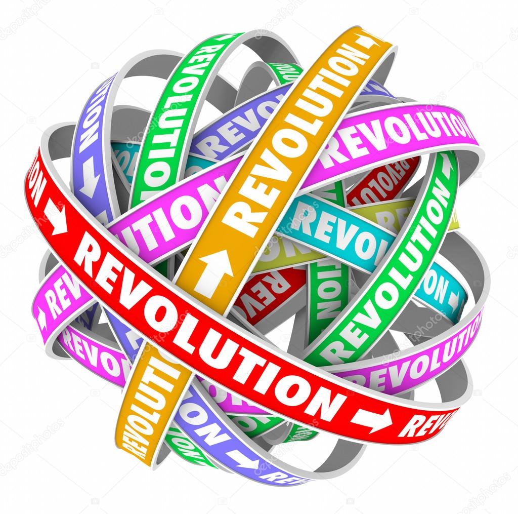 Revolution Words Cycle Change Innovation Evolution