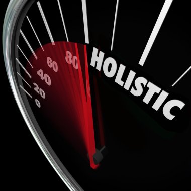 Holistic Speedometer Mind Body clipart