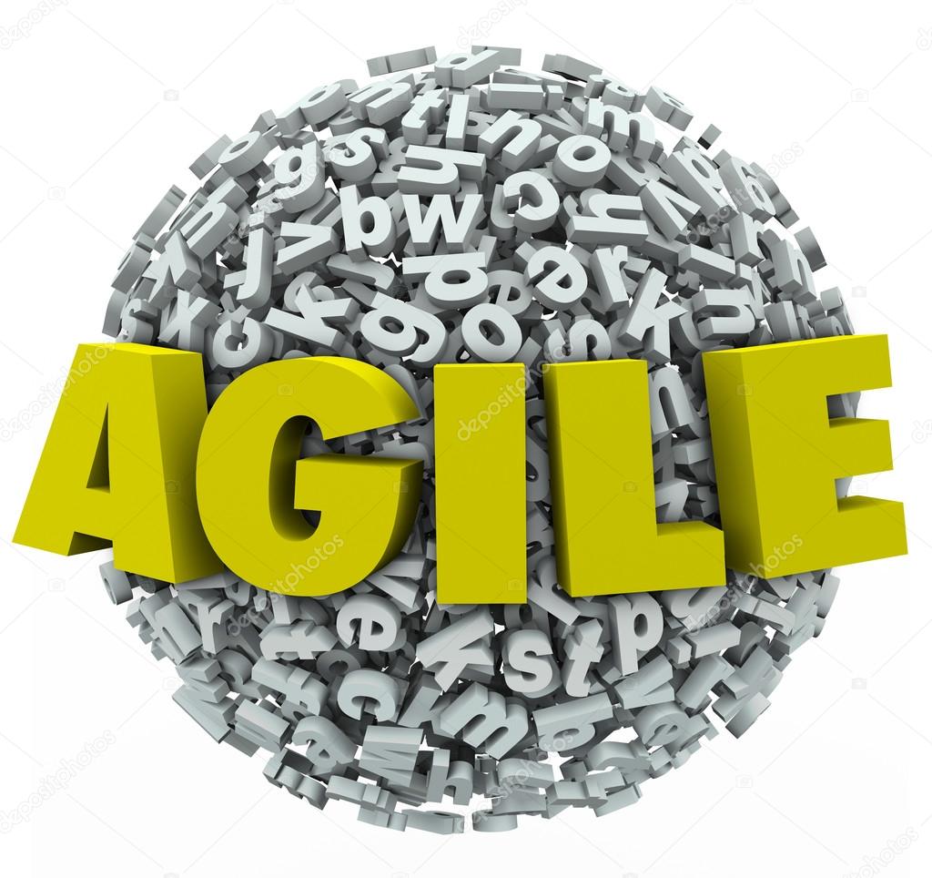 Agile Word 3d Letters
