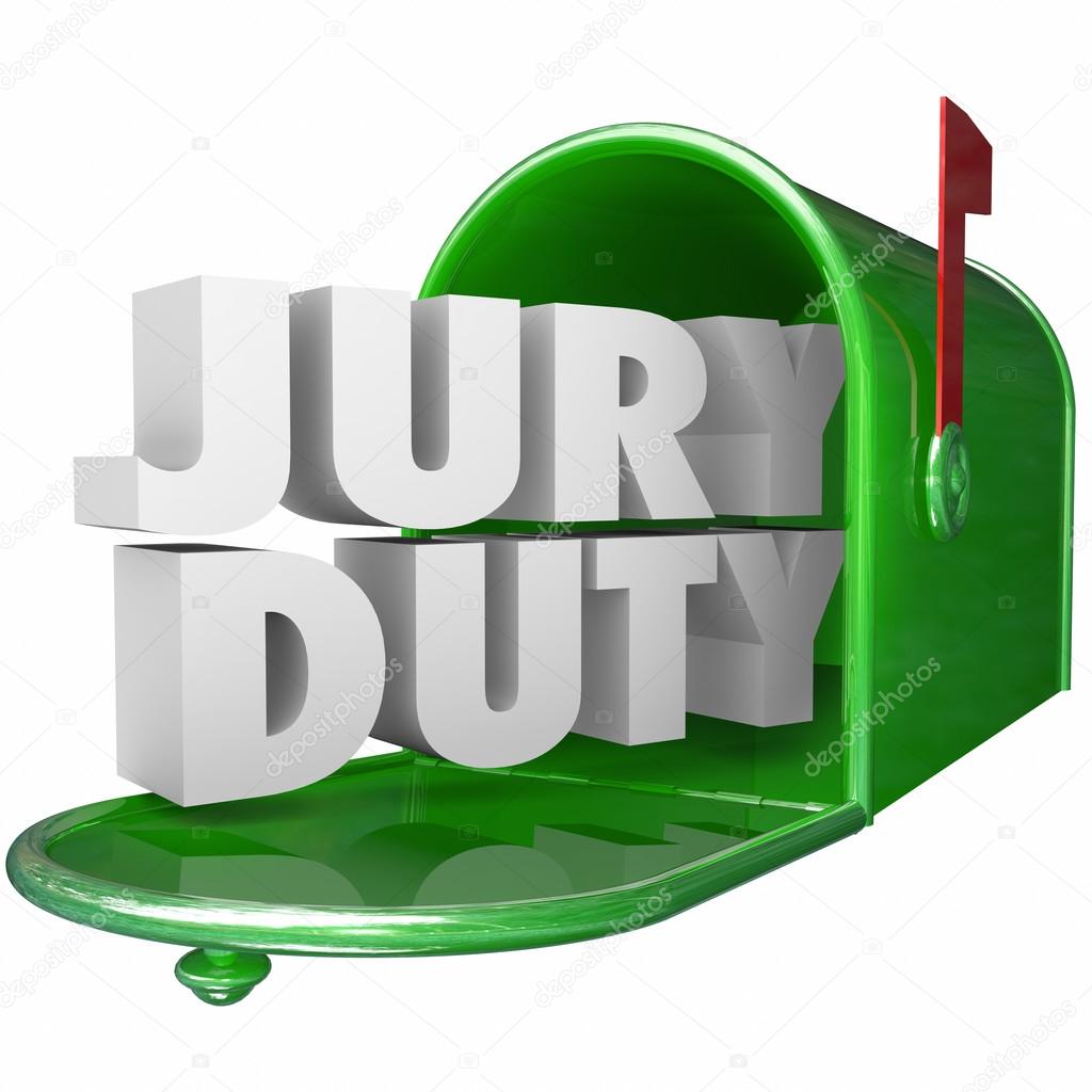 Jury Duty Mailbox Notice