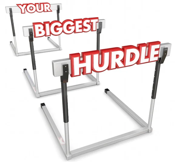 Your Biggest Hurdle — Stock Photo, Image