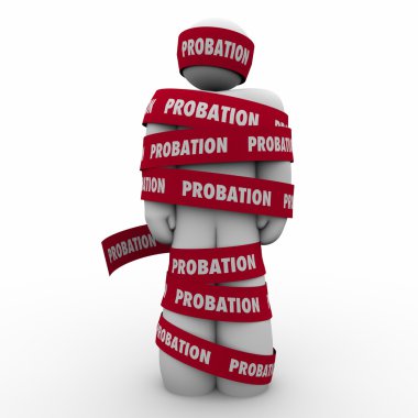 Probation Man Wrapped clipart