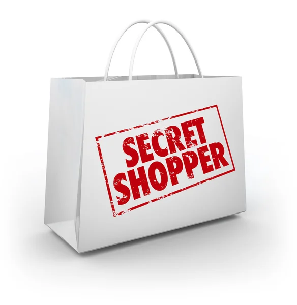 Secret Mystery Shopper — 图库照片