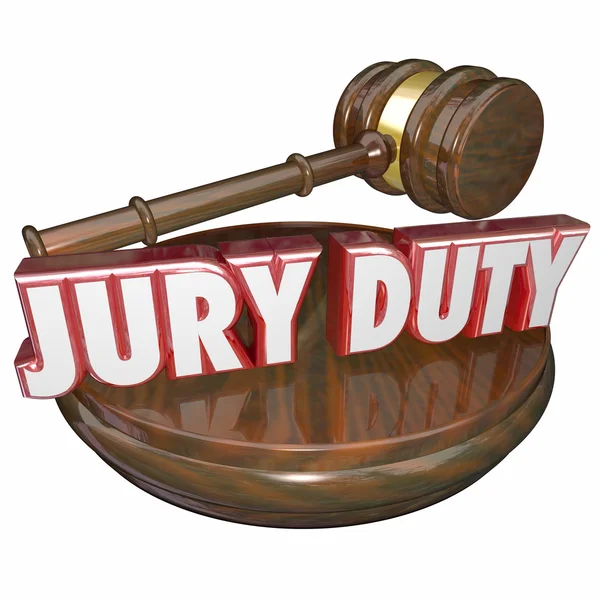 Jury Duty Judge — Stockfoto