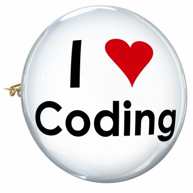 I Love Coding Words