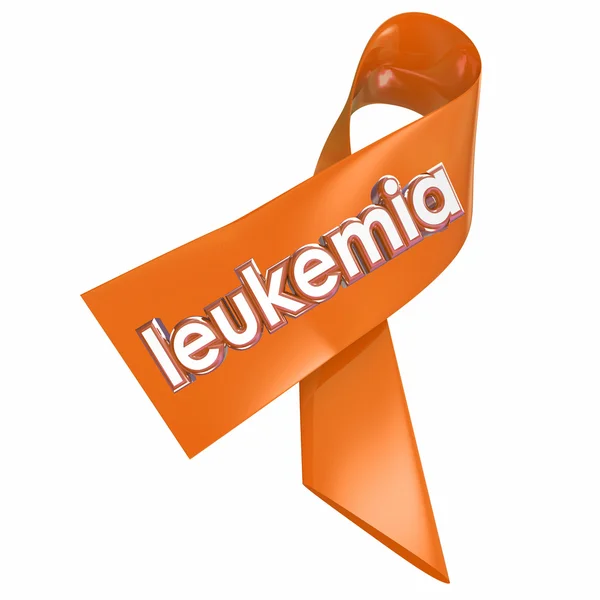 Leukemie Orange Ribbon — Stockfoto