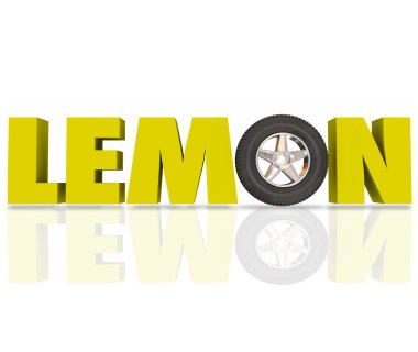 Limon 3d Word sarı