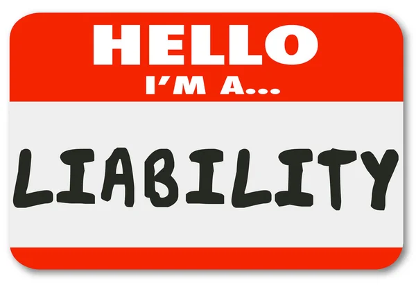 Hello I Am a Liability — Stock Photo, Image