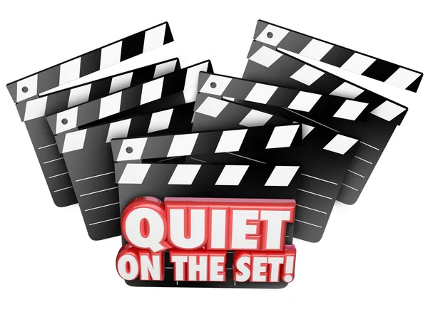 Quiet on the Set Movie Film — Stock Photo, Image