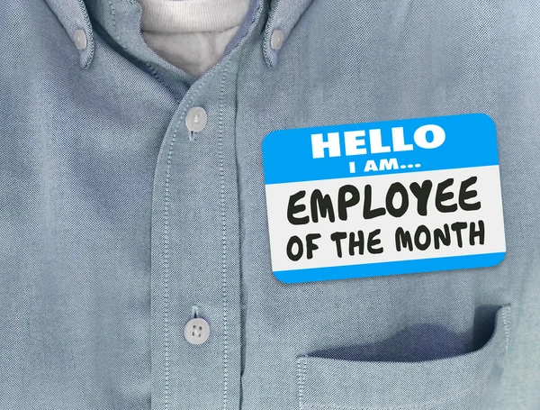 Employee of the Month Name — Stock Photo, Image