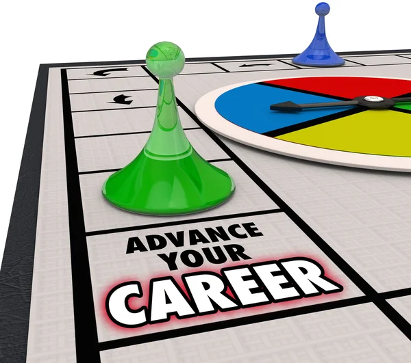 Advance Your Career Board Game — Stock Photo, Image