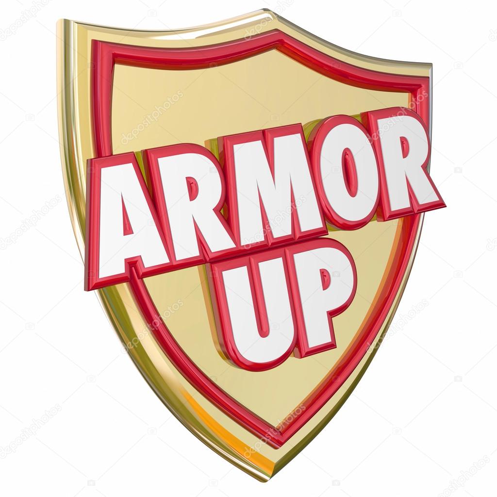 Armor Up Gold Shield Protect