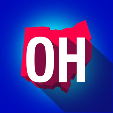 Mektupları Ohio Oh kısaltma