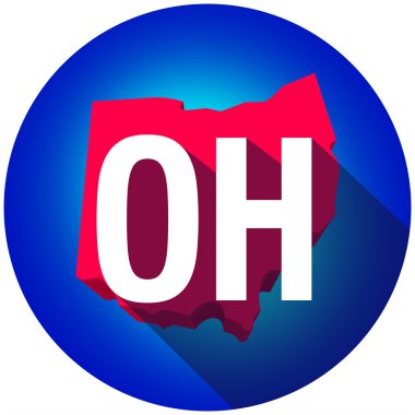 Mektupları Ohio Oh kısaltma