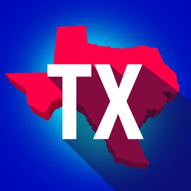 Texas Tx mektup kısaltma