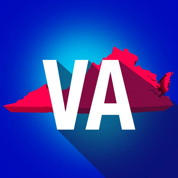 Virginia Va Letters — Zdjęcie stockowe