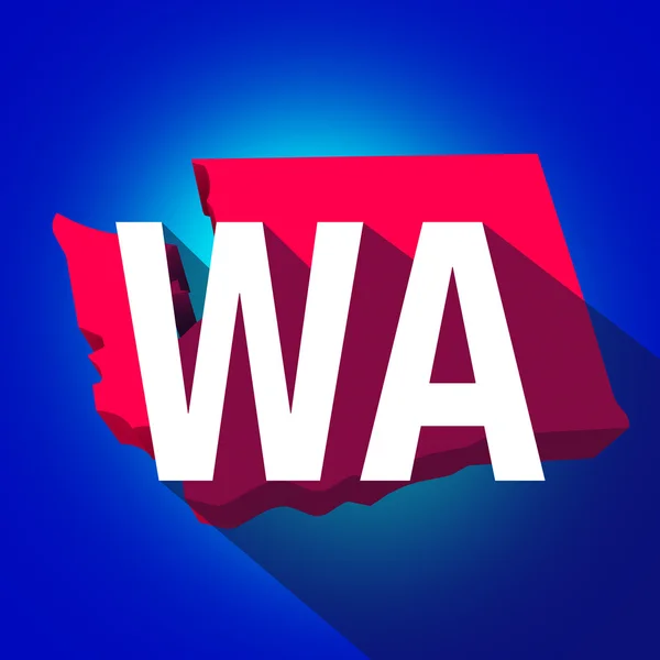 Washington WA Letters — Stock Photo, Image