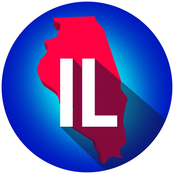 Illinois Il Letters afkorting — Stockfoto