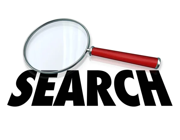 Search Magnifying Glass — Stock Photo, Image