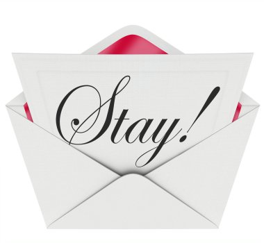 Stay Word Invitation