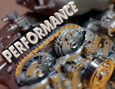 Performance Word Engine Car