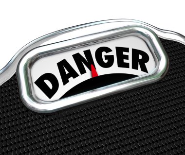 Danger Word Scale clipart