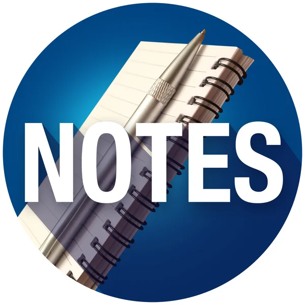 Notes Notepad Word — Stock Photo, Image