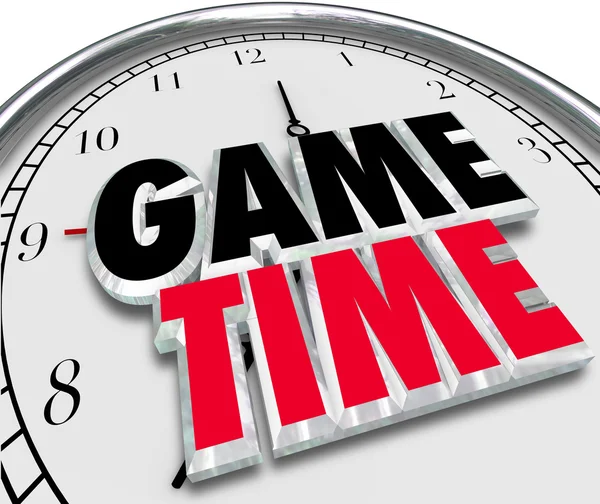 Game Time Clock Fun — Stock Photo, Image