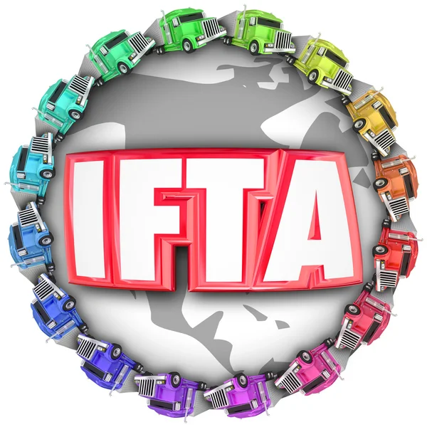 IFTA International Fuel Tax — Stock Photo, Image