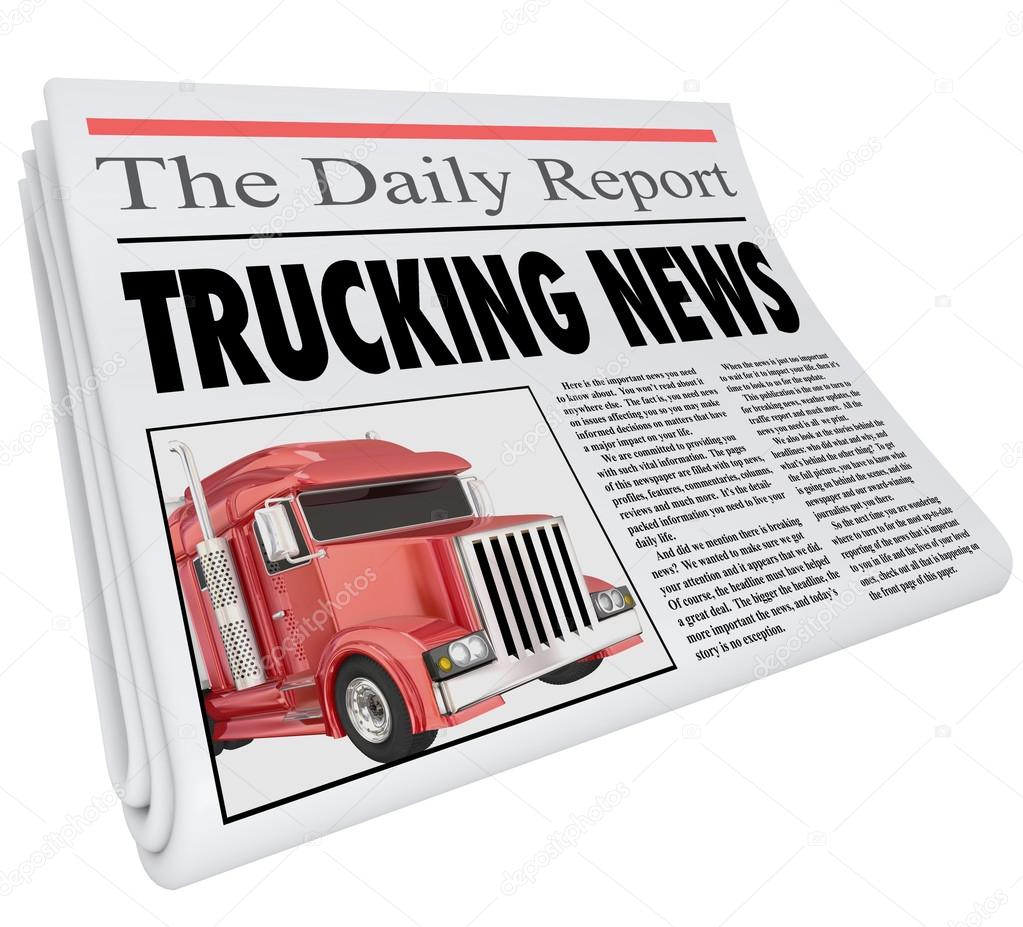 Trucking News Headline Newspaper