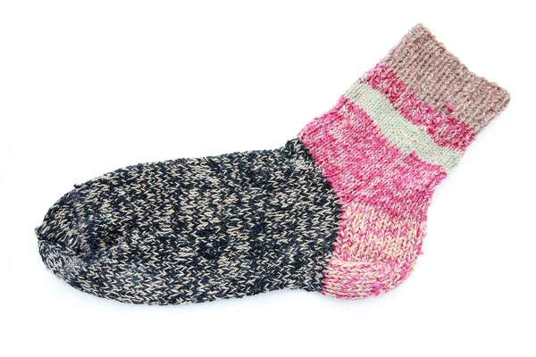 Knitted Socks isolated — Stock Photo, Image