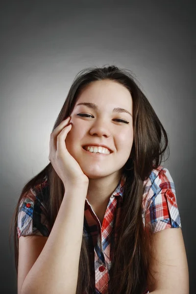 Portrait of real girl — Stock Photo, Image