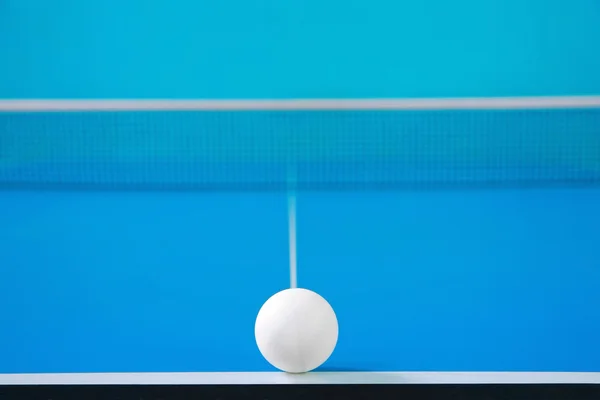 Balls on tennis table