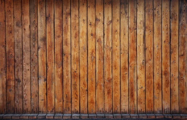 Bildfragment Der Alten Hölzernen Braunen Wand — Stockfoto