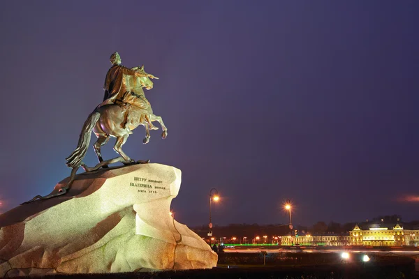 Monument Bronze Horseman — Stock Photo, Image