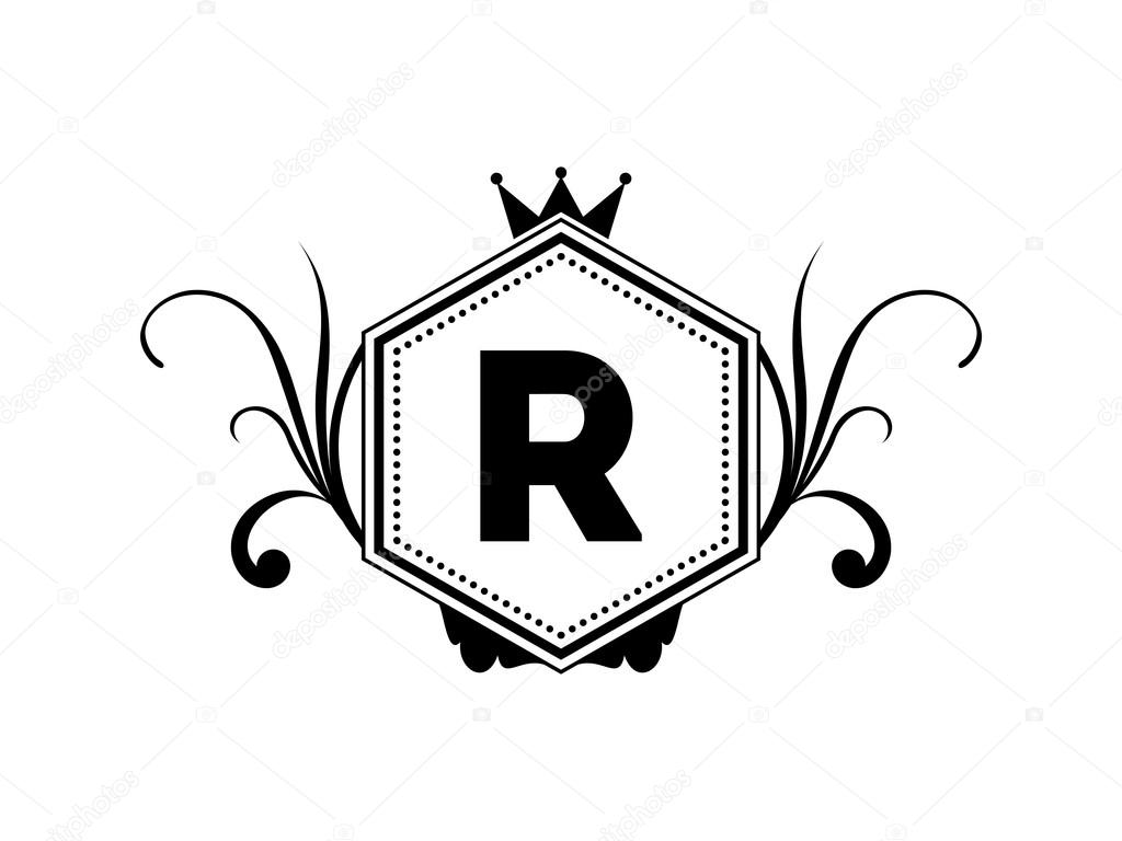 R Logo Crest Letter Royal Elegant Crest Logo Monogram Premium Crest Logo Design Premium Vector In Adobe Illustrator Ai Ai Format Encapsulated Postscript Eps Eps Format
