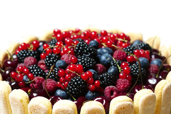 Fresh berries cake