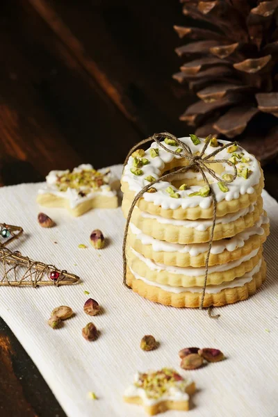 Biscoitos de anel embrulhados — Fotografia de Stock